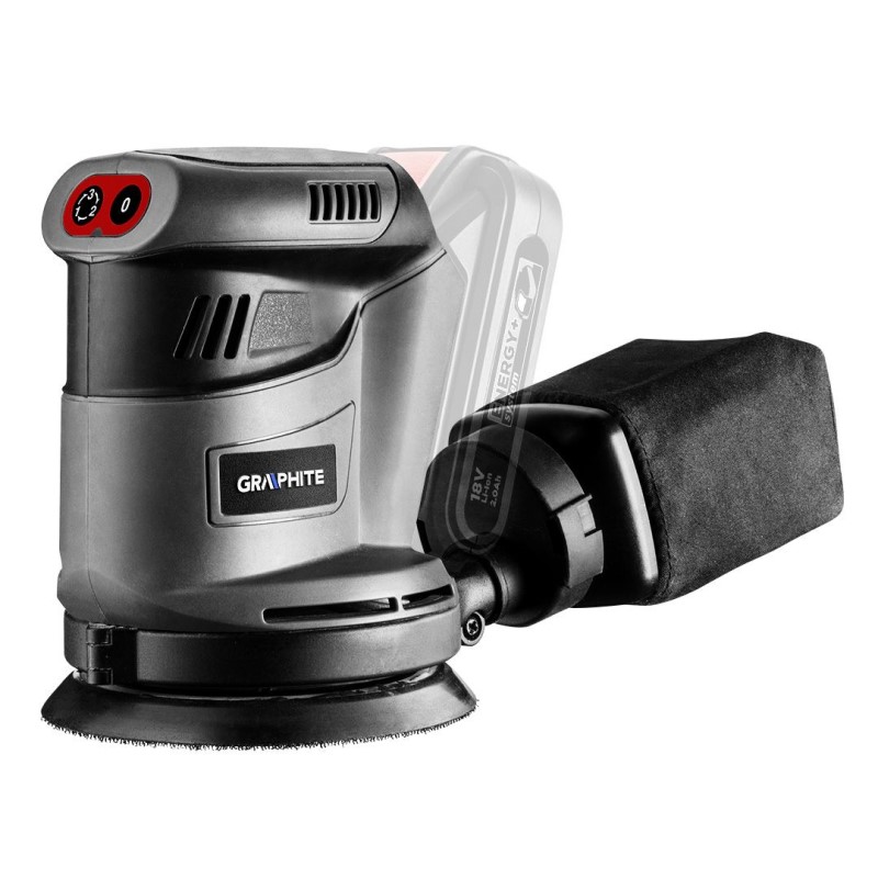 58G014 Graphite Akkus Excentercsiszoló Energy+ 18V