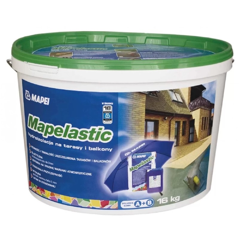 mapeimapelastic16 Mapei Mapelastic kétkomponensű habarcs 16 kg (A+B komp.)