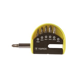 Topex Csavarhúzó bitkészlet 6db