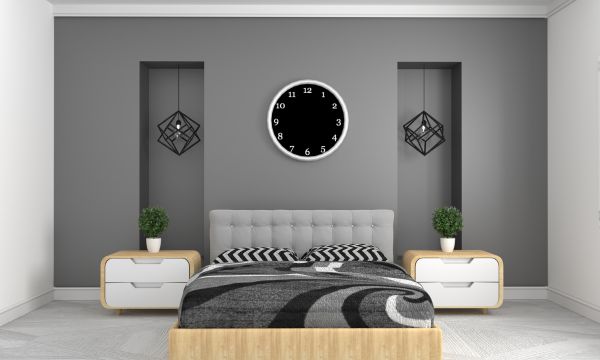 A hálószobát érdemes szürke színnel tervezni, mivel nyugtató hatással van az agyra.